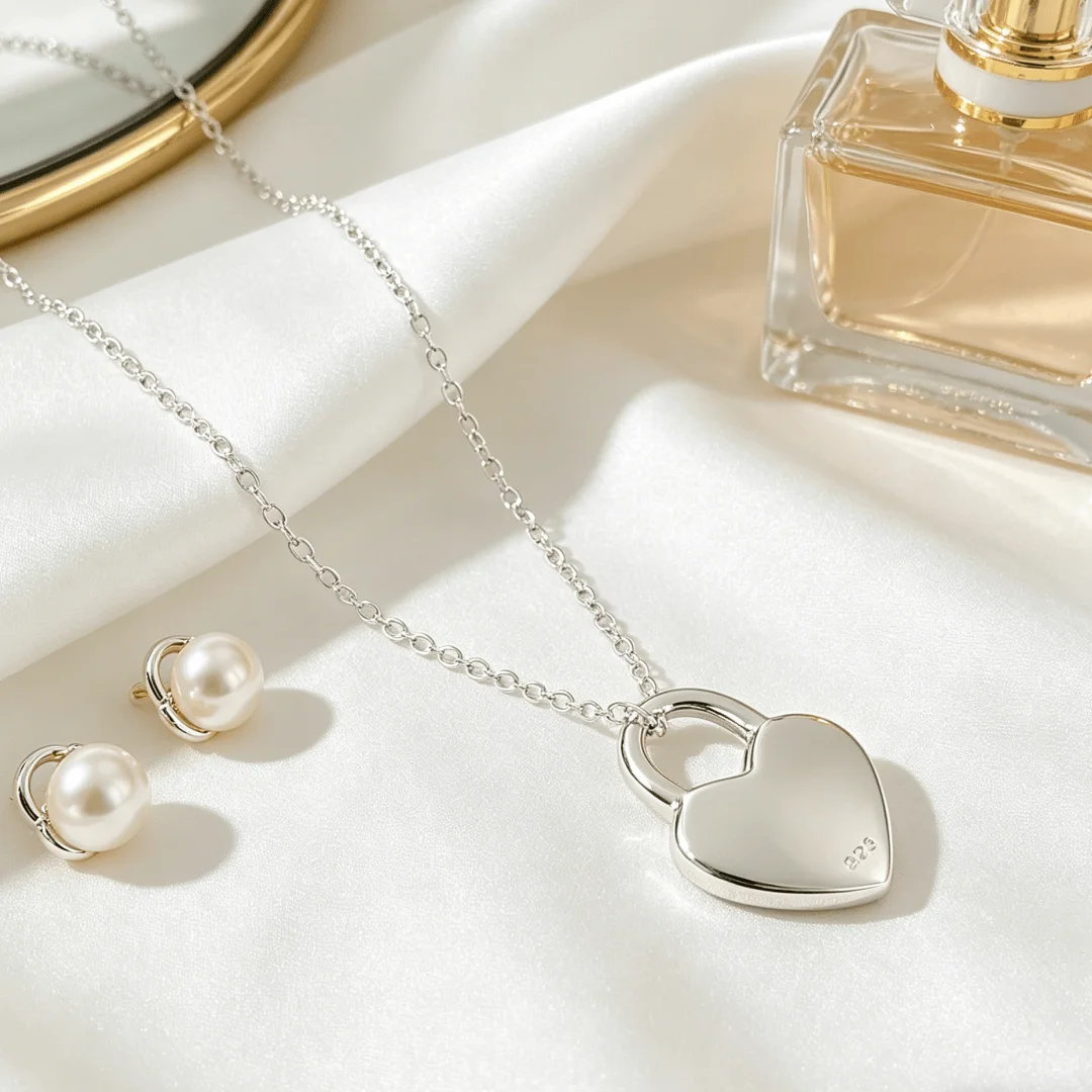 Trendy products 925 Sterling Silver temperament heart Lock necklace for women fashion wedding Birthday gift designer jewelry
Trendy products 925 Sterling Silver temperament heart Lock necklace for women fashion wedding Birthday gift designer jewelry