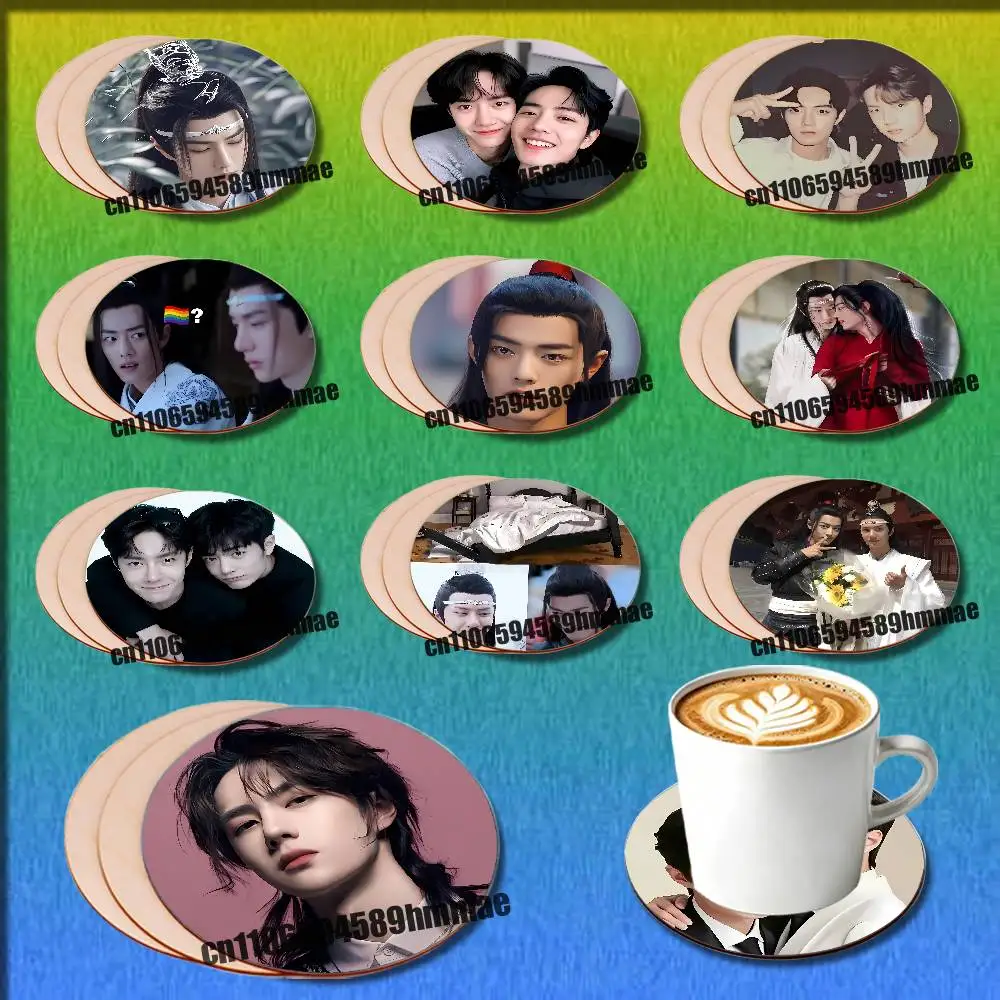 For Wang Yibo Xiao Zhan Water Alcohol Coffee Tea Coaster Cup Glass Mat 10CM Wood Round Printing
For Wang Yibo Xiao Zhan Water Alcohol Coffee Tea Coaster Cup Glass Mat 10CM Wood Round Printing