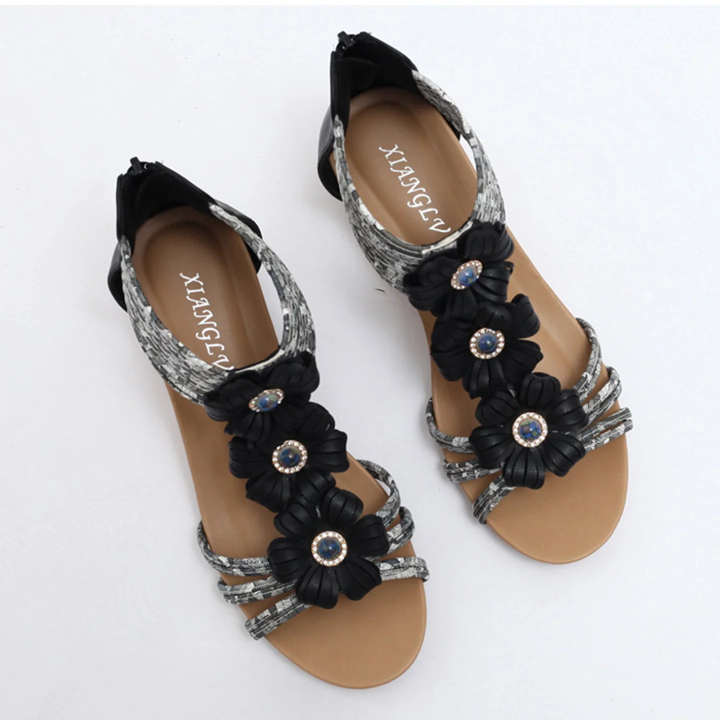 2026 Wedge shaped Summer Sandals Women's Shoes Zipper Ankle Flower Bohemian Fashion Beach Sandals Women High Heels Formal Shoes
2026 Wedge shaped Summer Sandals Women's Shoes Zipper Ankle Flower Bohemian Fashion Beach Sandals Women High Heels Formal Shoes