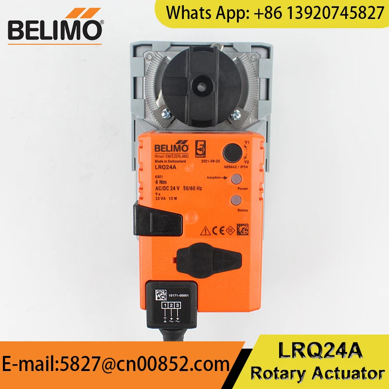 Belimo 4NM Fast Speed LRQ24A Rotary Actuator for 2 and 3 Way Control Ball Valves HAVC IN STOCK
Belimo 4NM Fast Speed LRQ24A Rotary Actuator for 2 and 3 Way Control Ball Valves HAVC IN STOCK