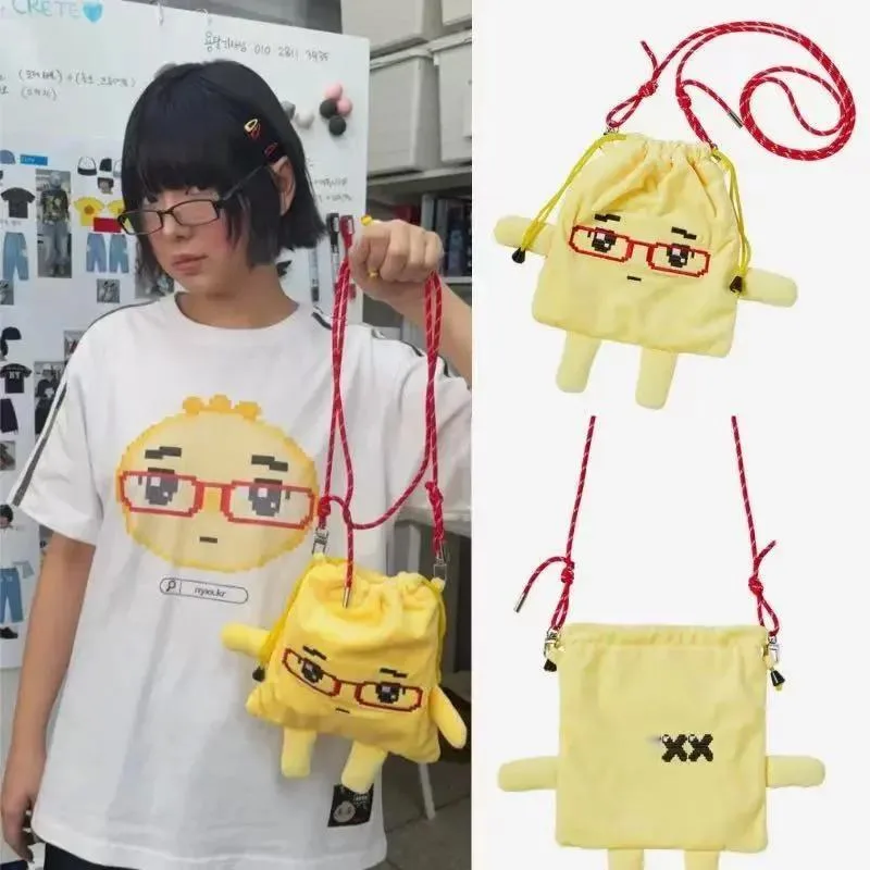 3D Glasses Dumpling Backpack Y2K Korean NX Cartoon Makeup Bag Nylon Drawstring Printing Crossbody Bag Game Shoulder ItaBag New 
3D Glasses Dumpling Backpack Y2K Korean NX Cartoon Makeup Bag Nylon Drawstring Printing Crossbody Bag Game Shoulder ItaBag New