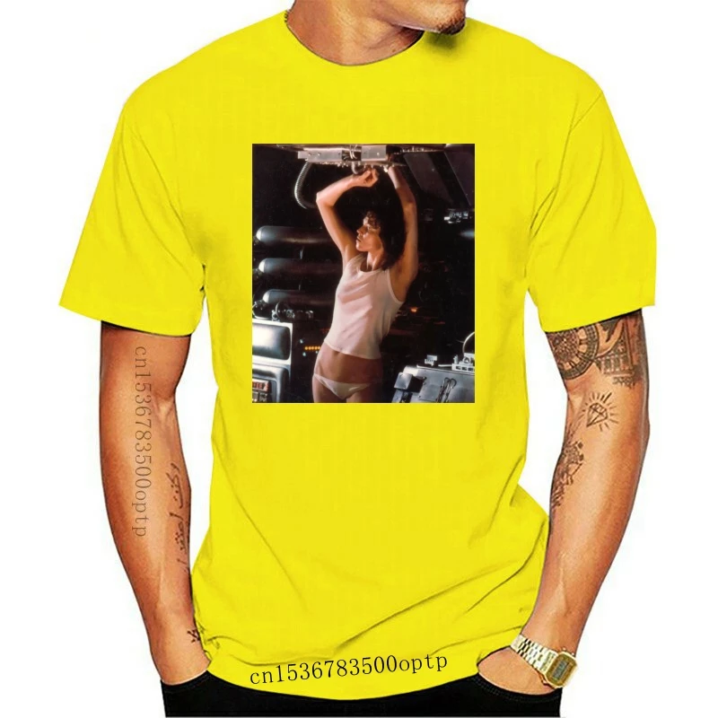 Camiseta blanca de película de ciencia ficción de Alien, camisa de verano de Ellen, Ripley, Sigourney, Weaver, novedad de 1979
Camiseta blanca de película de ciencia ficción de Alien, camisa de verano de Ellen, Ripley, Sigourney, Weaver, novedad de 1979