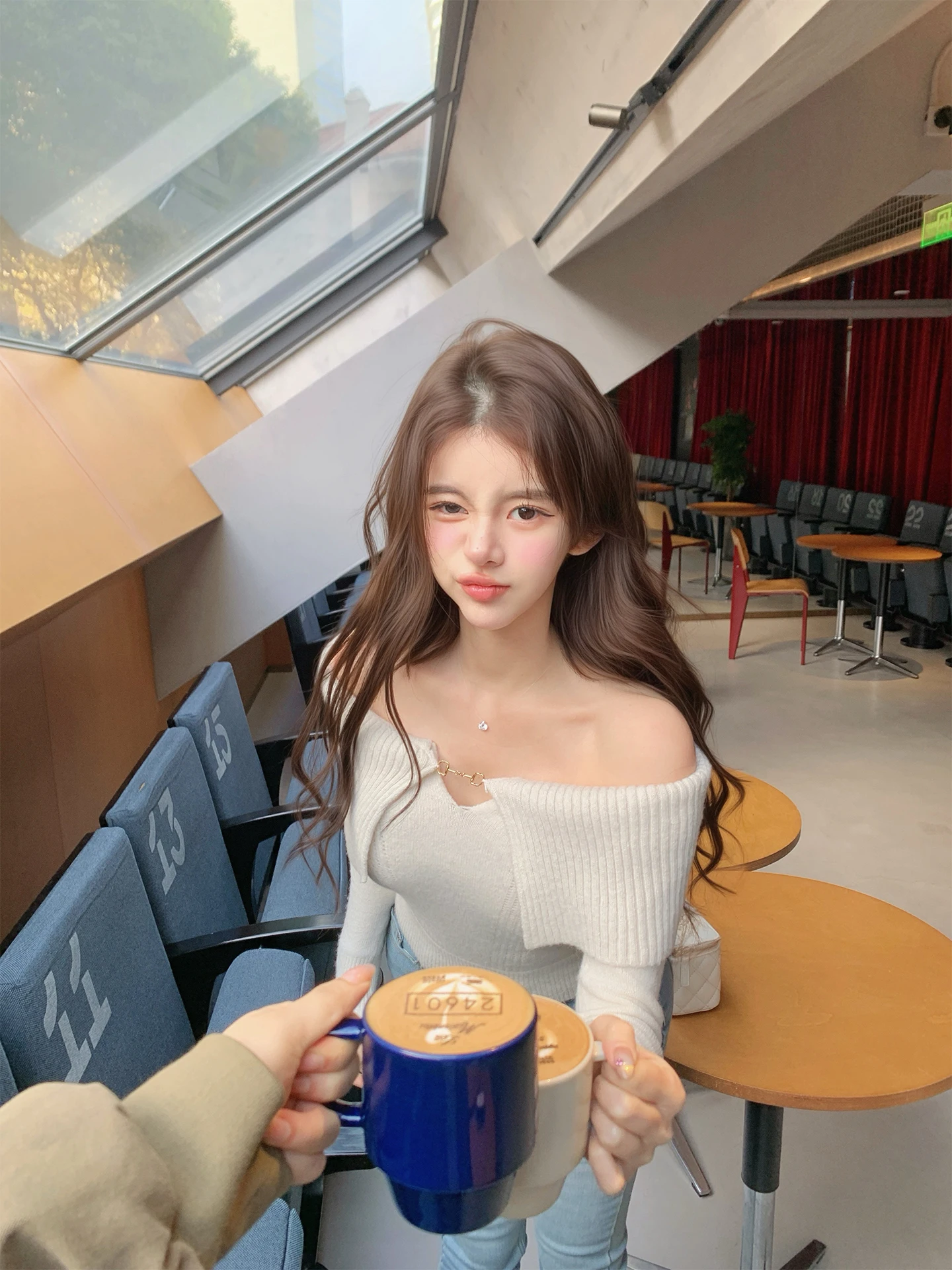 Sweet Cacao AkiQiu Knitted Slim Fit Long Sve One oulder Turn-down Collar Casual Sle Women's Top Faionable Breezy
Sweet Cacao AkiQiu Knitted Slim Fit Long Sve One oulder Turn-down Collar Casual Sle Women's Top Faionable Breezy