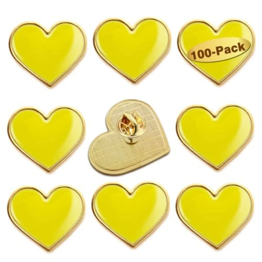 12/25/50/100Pcs Multicolor Heart Love Lapel Pins Bulk - Metal Heart Health Brooch Badge For Men Women Clothes Bags Hats
12/25/50/100Pcs Multicolor Heart Love Lapel Pins Bulk - Metal Heart Health Brooch Badge For Men Women Clothes Bags Hats