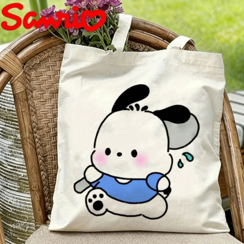 1PC Sanrio Pochacco the Dog with Hand Fan Print Eco-friendly Canvas Shoulder Bag
1PC Sanrio Pochacco the Dog with Hand Fan Print Eco-friendly Canvas Shoulder Bag