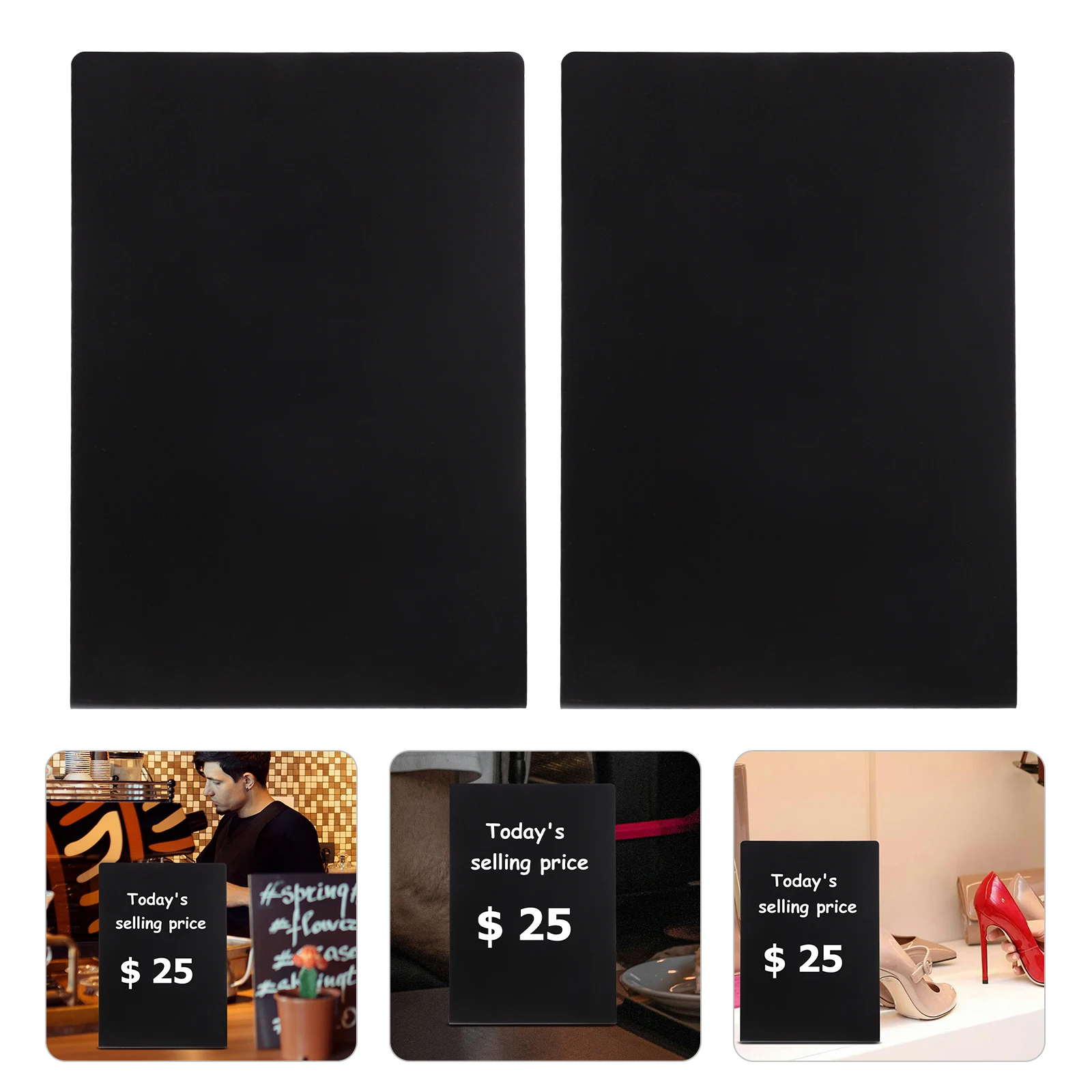 2 Pcs Blackboard Message Chalk Food Labels for Party Buffet Signs Tables Rewritable
2 Pcs Blackboard Message Chalk Food Labels for Party Buffet Signs Tables Rewritable