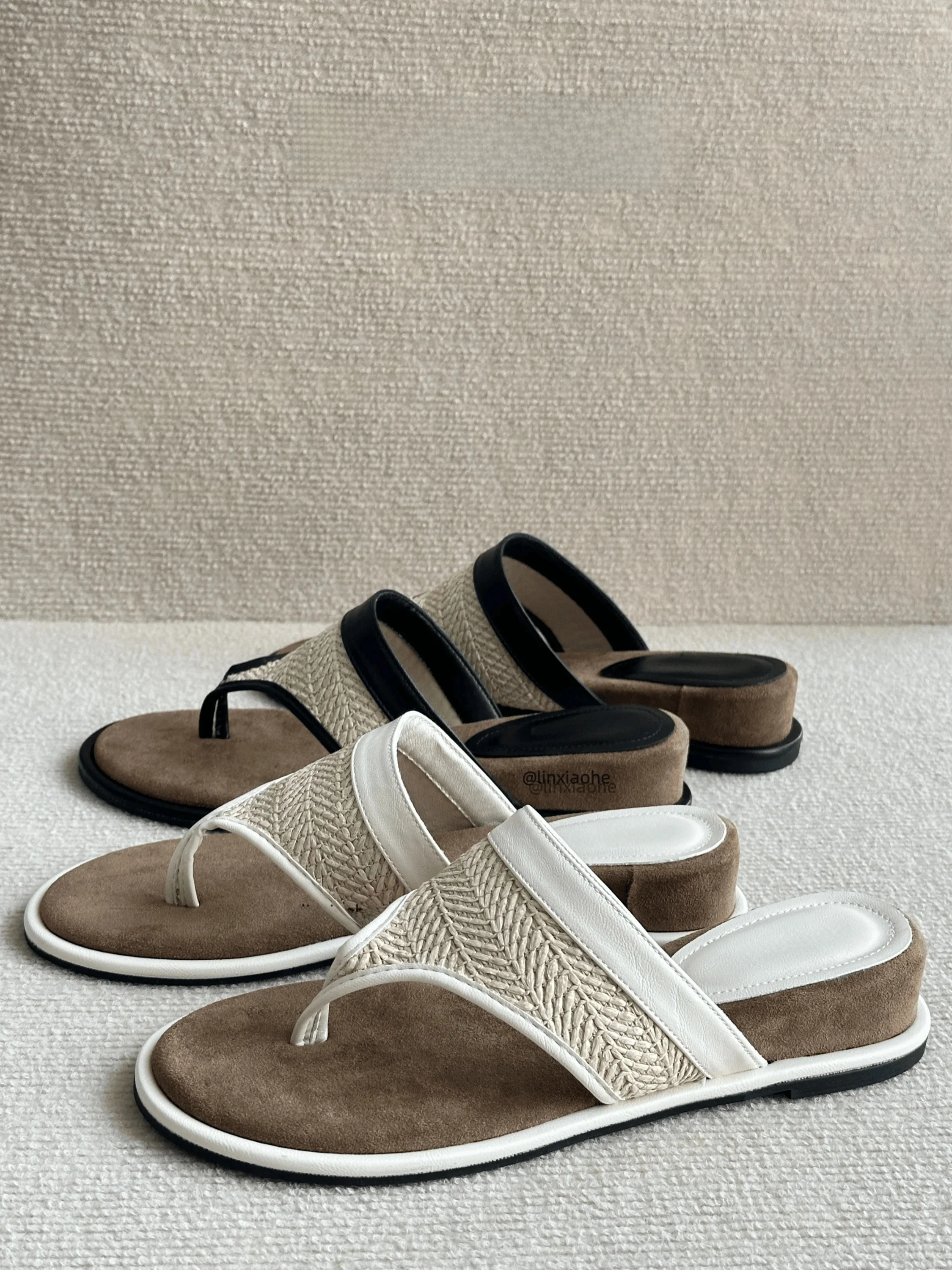 Roman Style Woven Wedge Sandals Women's Summer Outdoor Beach Sandals Thick Heel Slip-On Slippers Casual Casual Footwear
Roman Style Woven Wedge Sandals Women's Summer Outdoor Beach Sandals Thick Heel Slip-On Slippers Casual Casual Footwear