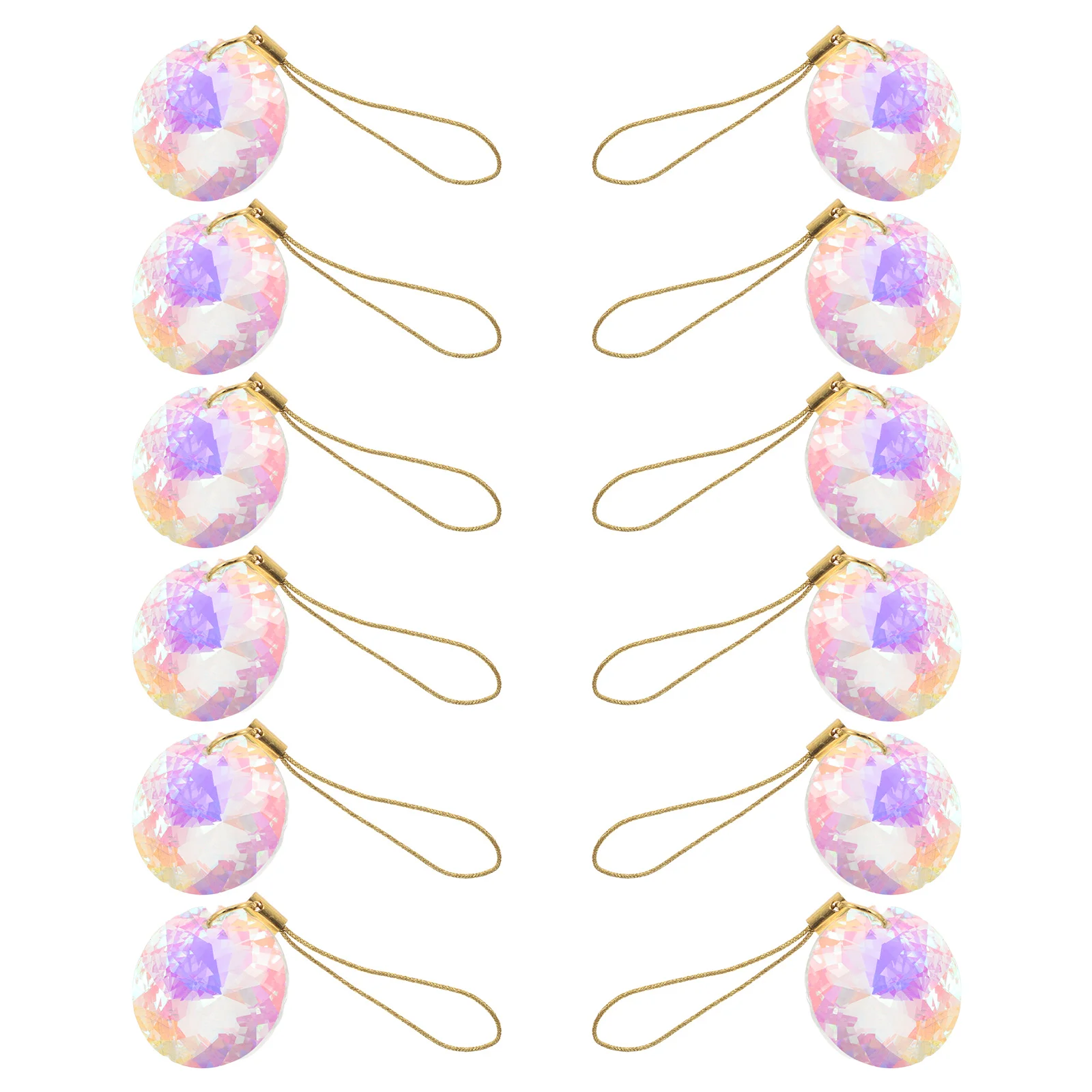 12Pcs Crystal Sun Catcher 30Mm Flower Shape Refractive Glass Pendant for Home Car Window Xmas Tree Hanging Wall Decor
12Pcs Crystal Sun Catcher 30Mm Flower Shape Refractive Glass Pendant for Home Car Window Xmas Tree Hanging Wall Decor