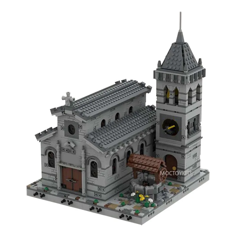 City Street View Model MOC Building Bricks Medieval Church Castle Modular Technology Gifts Holiday Assemble Children Toys Suit
City Street View Model MOC Building Bricks Medieval Church Castle Modular Technology Gifts Holiday Assemble Children Toys Suit