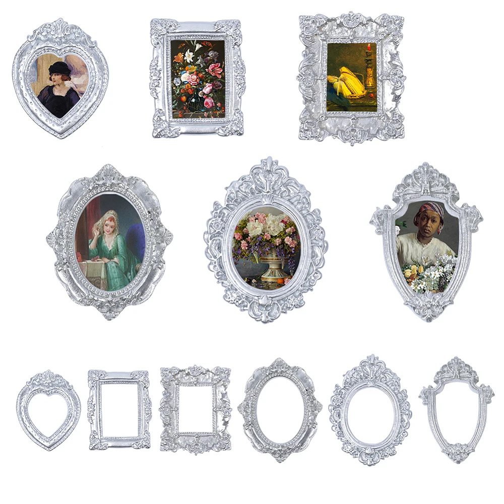 12Pcs 6 Styles Resin Embossed Photo Frames for Jewelry Photography Photo Frame Decor Accessories Silver 36~71x37~58x5.5~9mm
12Pcs 6 Styles Resin Embossed Photo Frames for Jewelry Photography Photo Frame Decor Accessories Silver 36~71x37~58x5.5~9mm