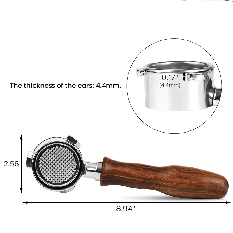 51mm 3 Ears Coffee Bottomless Portafilter for 3700/CM5418 Espresso Machine Replacement Filter Basket Barista Tools
51mm 3 Ears Coffee Bottomless Portafilter for 3700/CM5418 Espresso Machine Replacement Filter Basket Barista Tools