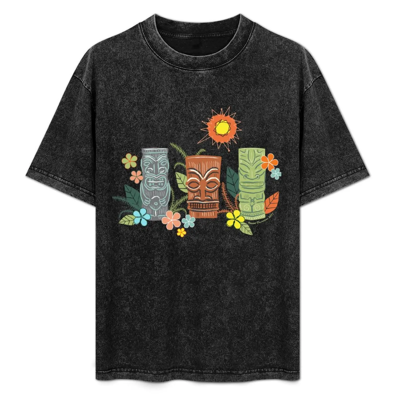 Mid Century Tiki and Tropical Flowers in Candy Colors T-Shirt Basic Tee Shirt for Everyday Outfit
Mid Century Tiki and Tropical Flowers in Candy Colors T-Shirt Basic Tee Shirt for Everyday Outfit