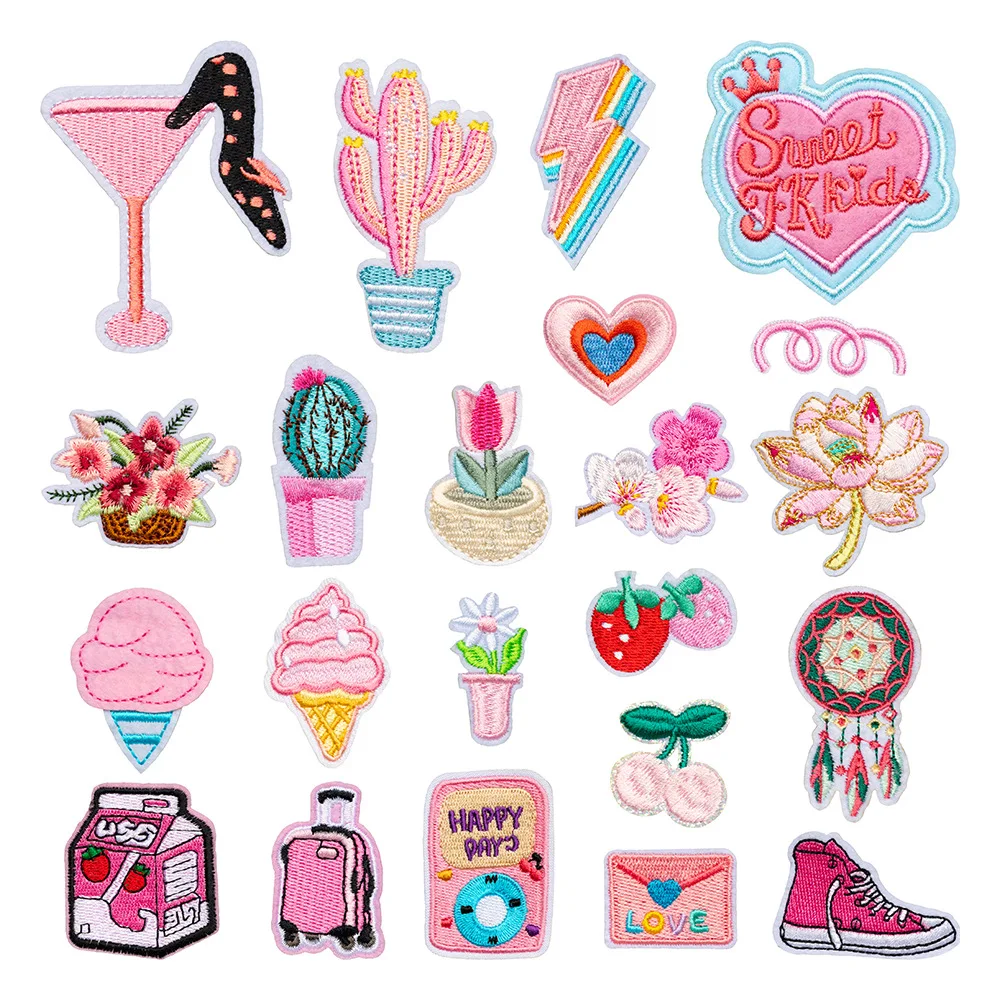 10Pcs Cute Pink Embroidery Patches Iron On Heart Flower Patches For Clothing Jackets Backpacks DIY Craft Decor No Sew Adhesive
10Pcs Cute Pink Embroidery Patches Iron On Heart Flower Patches For Clothing Jackets Backpacks DIY Craft Decor No Sew Adhesive