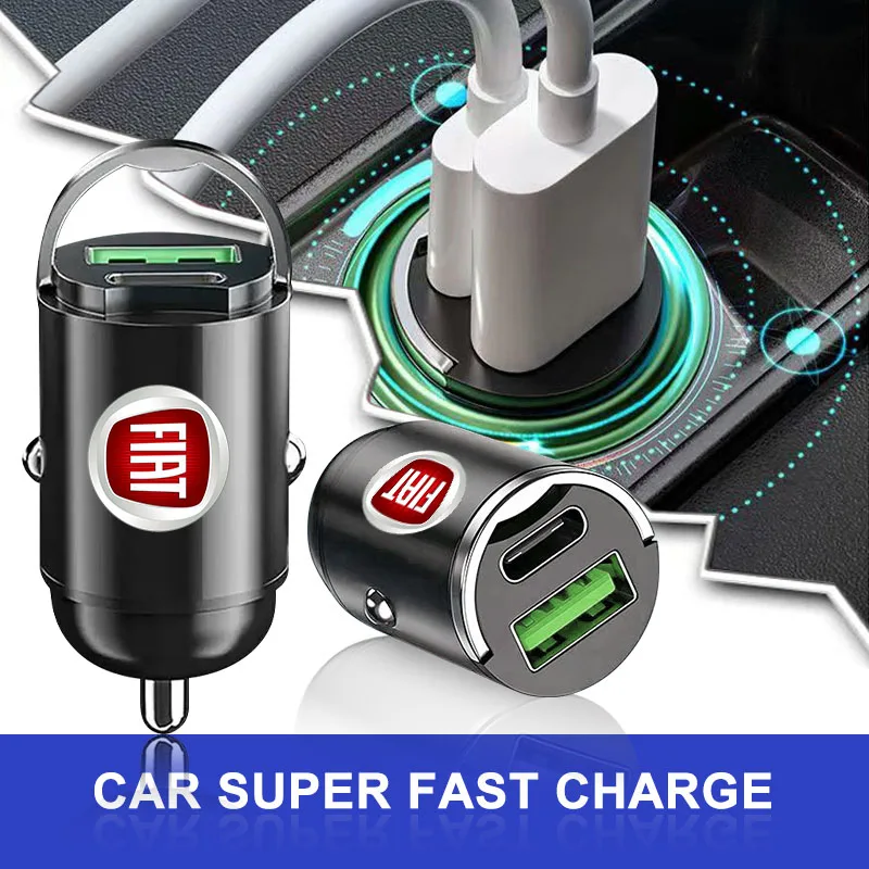 1PCS Car Fast Charger USB Type-C Charging Adapter For Fiat 500 Punto 124 125 500 Bravo Stilo Panda Abarth Tipo Viaggio
1PCS Car Fast Charger USB Type-C Charging Adapter For Fiat 500 Punto 124 125 500 Bravo Stilo Panda Abarth Tipo Viaggio