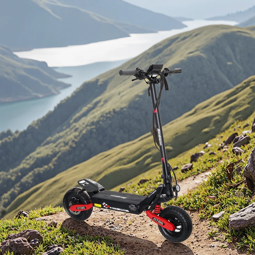 GT06 Two-wheel Folding Electric Scooter for Adults-Off-Road 65km/h Max Speed 40-60km Range 13Ah Battery
GT06 Two-wheel Folding Electric Scooter for Adults-Off-Road 65km/h Max Speed 40-60km Range 13Ah Battery