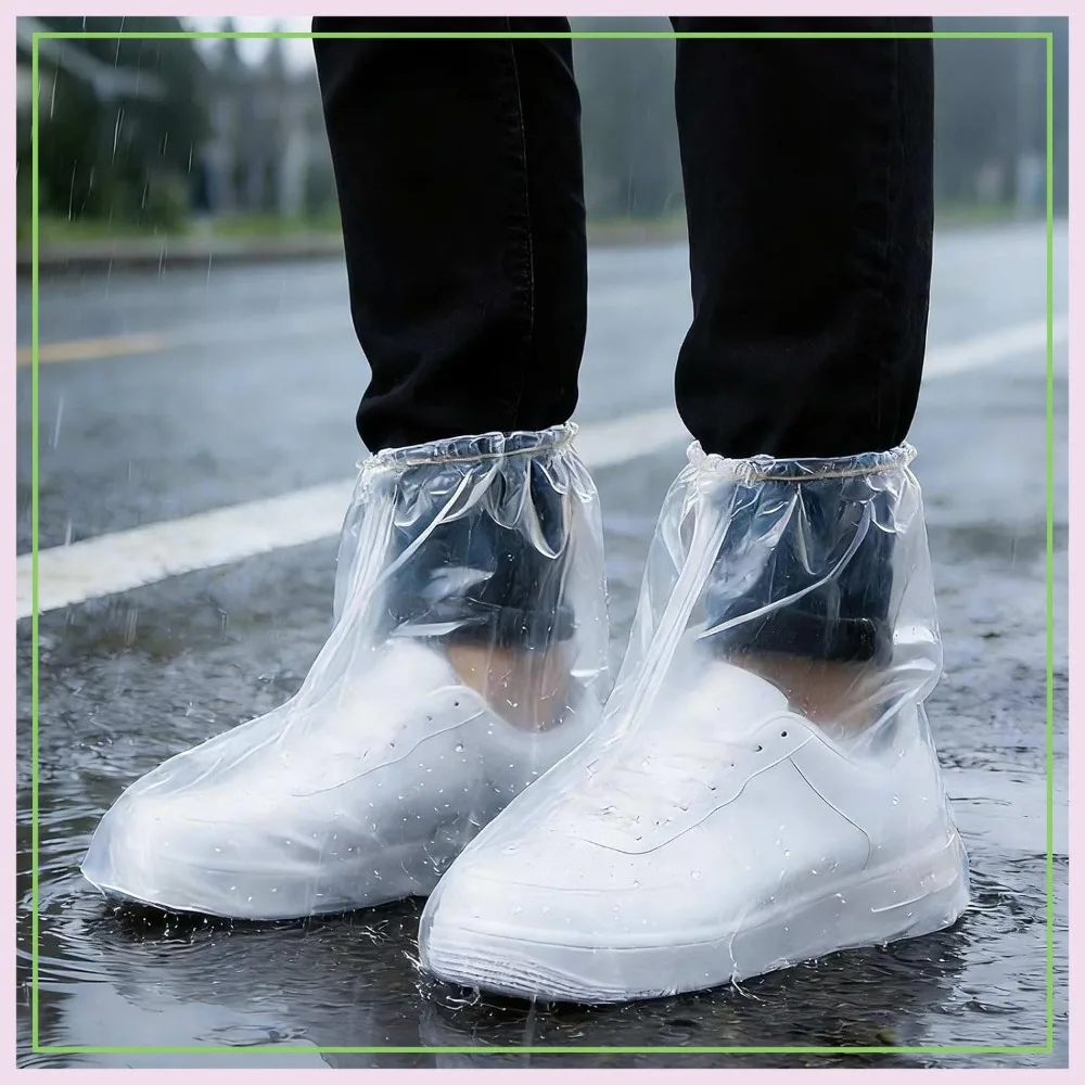 24PCS Waterproof Shoe Covers, Non-Slip Disposable Rain Boots for Men Women
24PCS Waterproof Shoe Covers, Non-Slip Disposable Rain Boots for Men Women