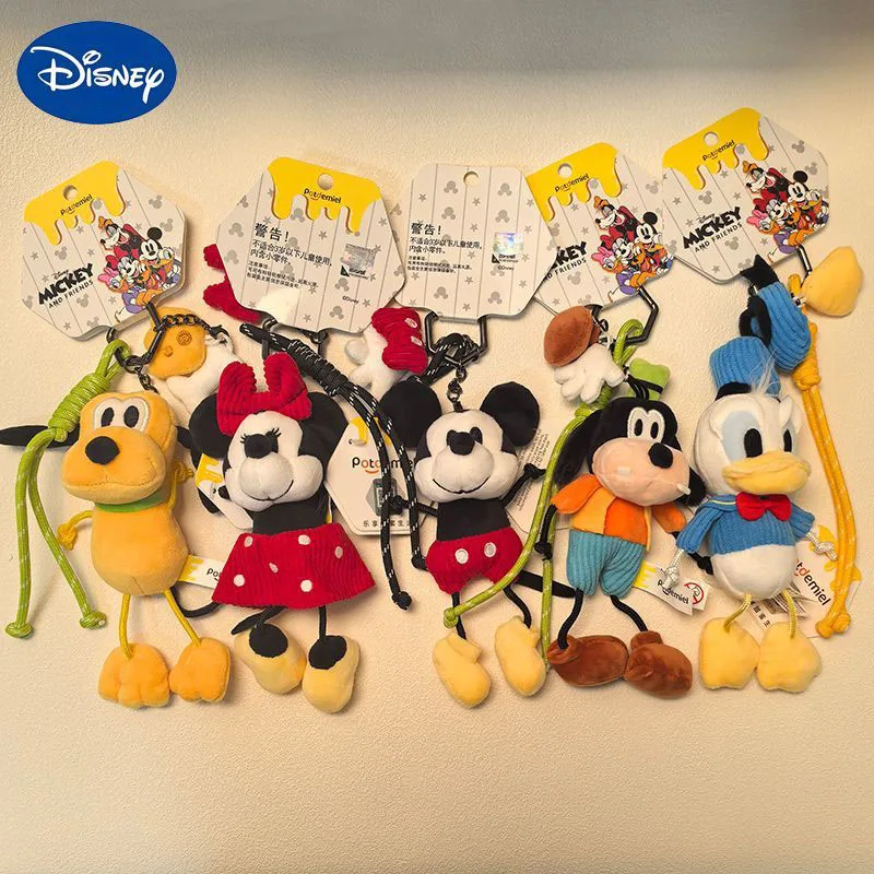 Disney Mickey Minnie Goofy Donald Pluto Plush Keychain Cute Bag Pendant with Braided Rope Gift for Girls Friends Family Kawaii
Disney Mickey Minnie Goofy Donald Pluto Plush Keychain Cute Bag Pendant with Braided Rope Gift for Girls Friends Family Kawaii