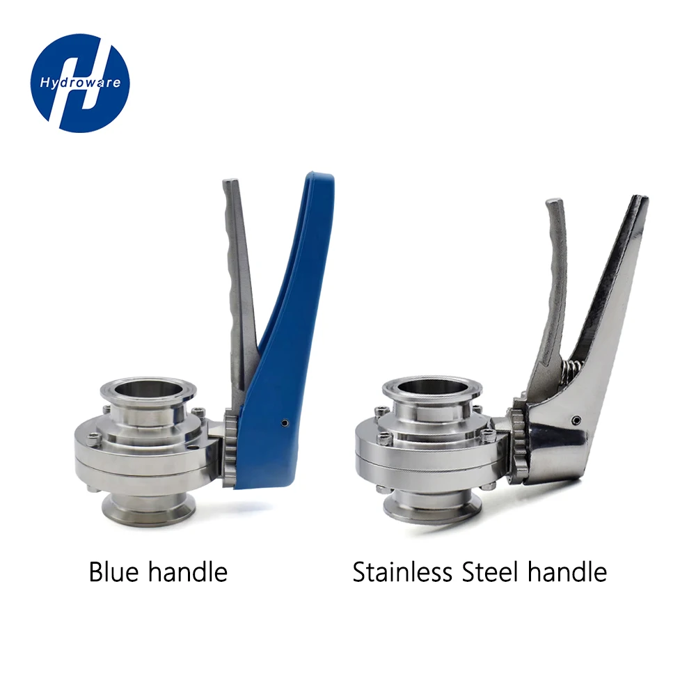 3/4" 1" 1.5" Ferrule O/D 50.5mm 64mm SS304 Stainless Steel Squeeze Trigger Flow Control Tri Clamp Butterfly Valve for Brew Beer
3/4" 1" 1.5" Ferrule O/D 50.5mm 64mm SS304 Stainless Steel Squeeze Trigger Flow Control Tri Clamp Butterfly Valve for Brew Beer