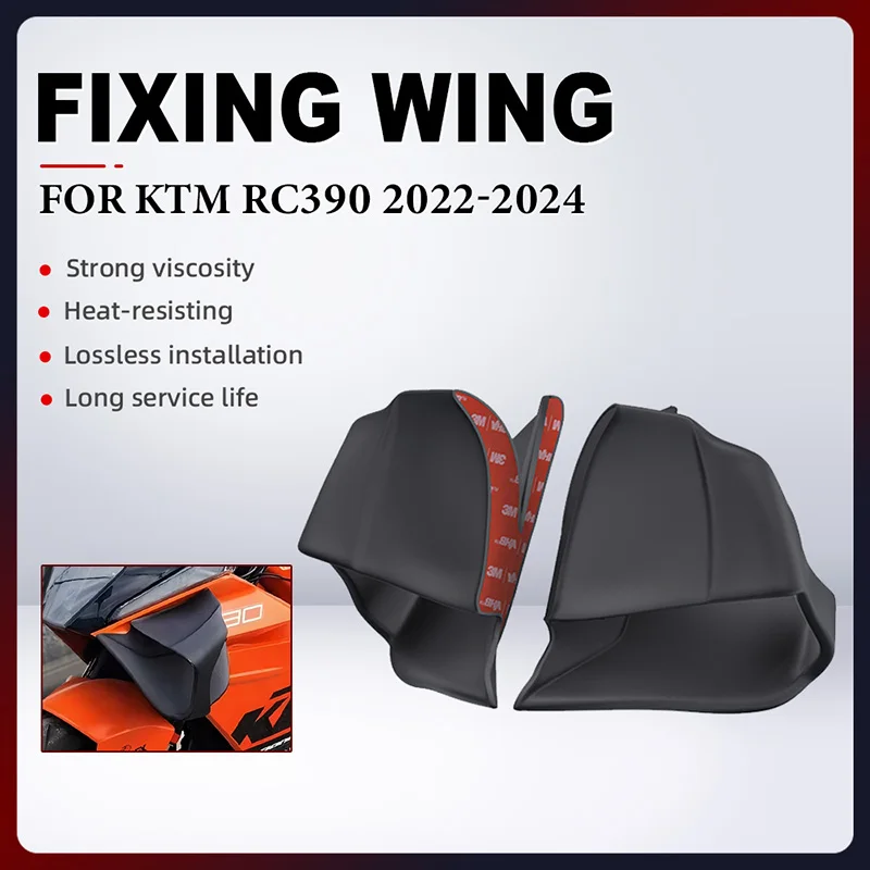 For KTM RC390 RC 390 2022-2024 ABS Motorcycle Accessory Fixed Wing Spoiler Fairing Front Aerodynamic Wing Side Winglet Aileron
For KTM RC390 RC 390 2022-2024 ABS Motorcycle Accessory Fixed Wing Spoiler Fairing Front Aerodynamic Wing Side Winglet Aileron