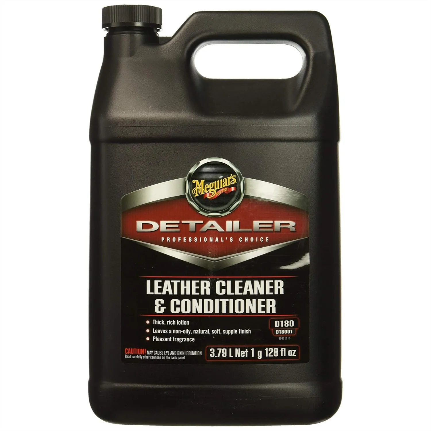 Leather Cleaner & Conditioner for Automotive Care, 1 Gallon Professional Formula, Restores & Protects Leather, 128 oz
Leather Cleaner & Conditioner for Automotive Care, 1 Gallon Professional Formula, Restores & Protects Leather, 128 oz