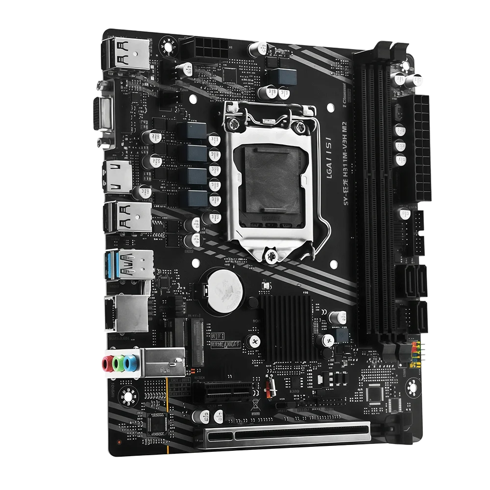 SOYO H311 Game Motherboard Intel LGA 1151 Support 6/7/8/9 generation DDR4 2133/2400/2666MHz 32GB M.2 SATA3.0 USB3.0 Desktop
SOYO H311 Game Motherboard Intel LGA 1151 Support 6/7/8/9 generation DDR4 2133/2400/2666MHz 32GB M.2 SATA3.0 USB3.0 Desktop