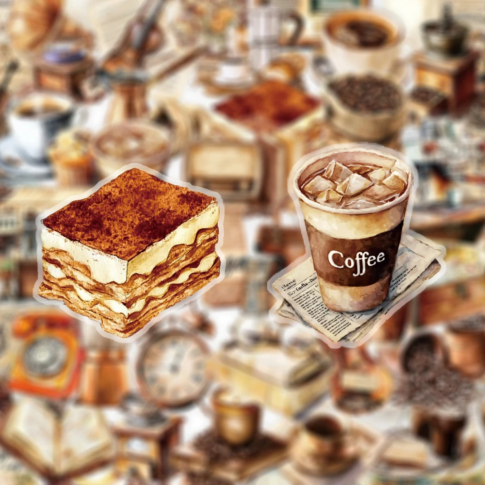 10/30/50pcs Vintage Cafe Cartoon Stickers Transparent Coffee Graffiti Sticker DIY Fridge Luggage Phone Laptop Decals Wholesale
10/30/50pcs Vintage Cafe Cartoon Stickers Transparent Coffee Graffiti Sticker DIY Fridge Luggage Phone Laptop Decals Wholesale