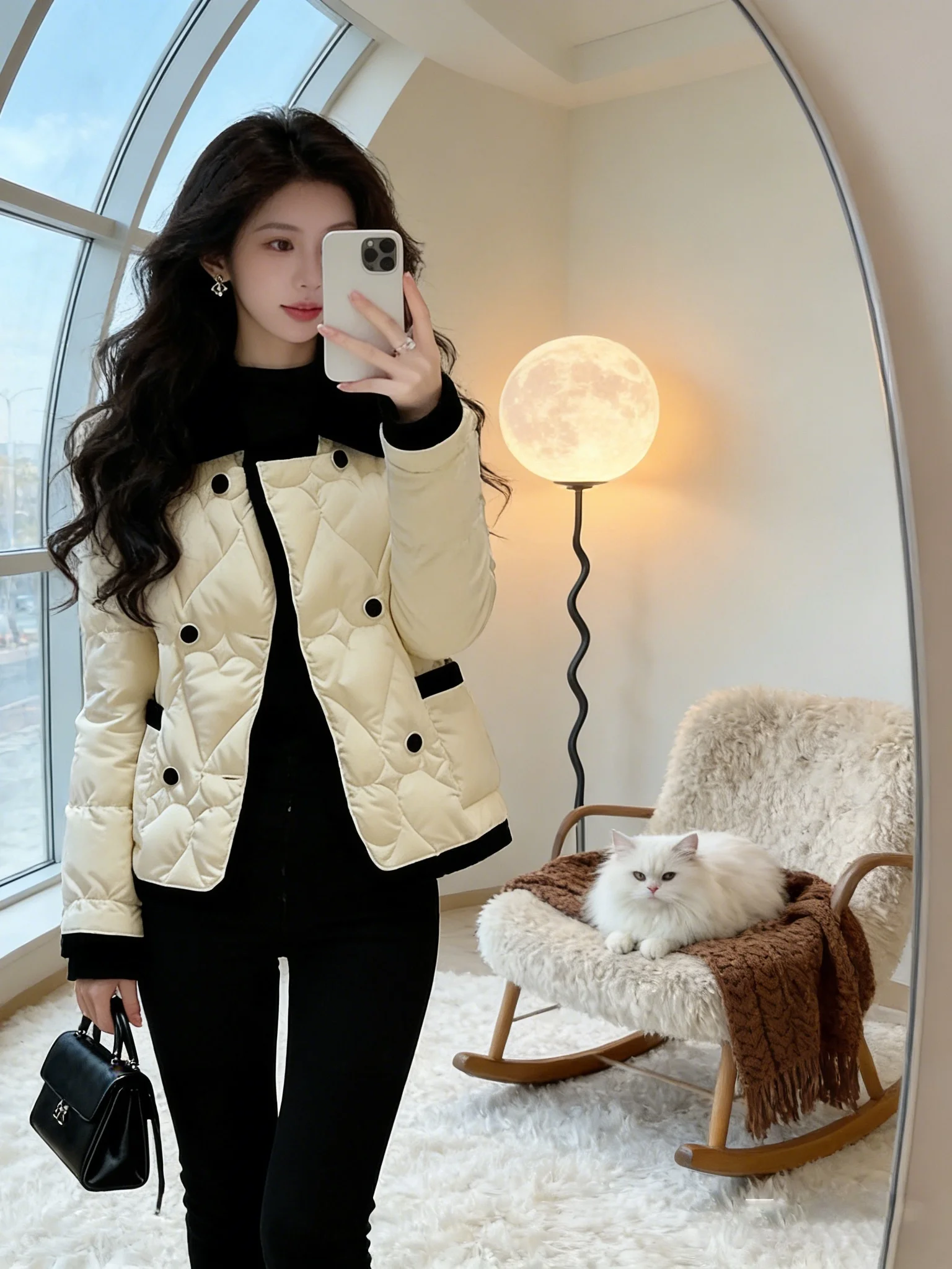 Высококачественное модное хлопковое женское стеганое хлопковое пальто с миланским воротником бежевого цвета для молодых женщин
Высококачественное модное хлопковое женское стеганое хлопковое пальто с миланским воротником бежевого цвета для молодых женщин