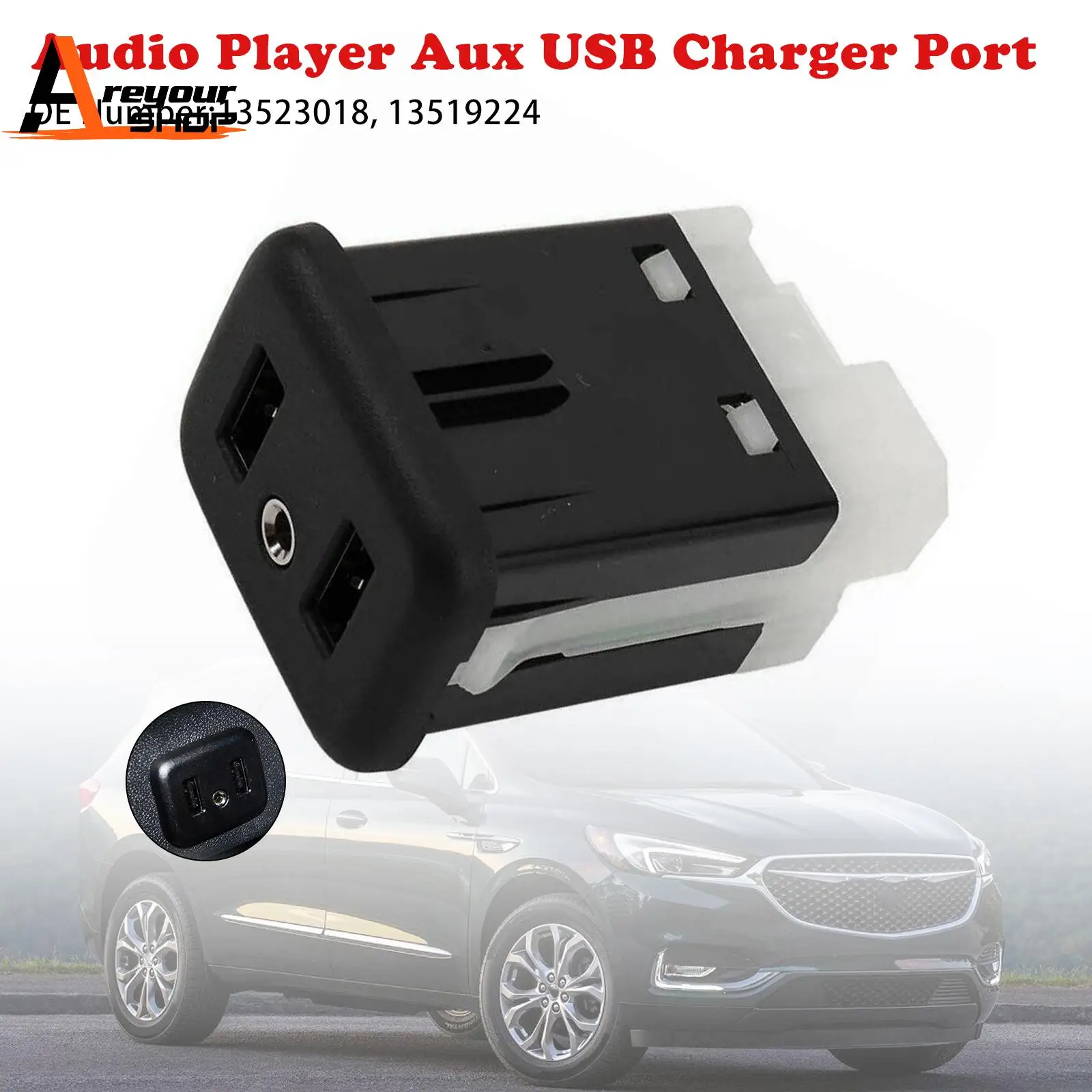 Areyourshop Audio Player Aux USB Charger Port 13523018 13519224 for Chevy Enclave Equinox
Areyourshop Audio Player Aux USB Charger Port 13523018 13519224 for Chevy Enclave Equinox