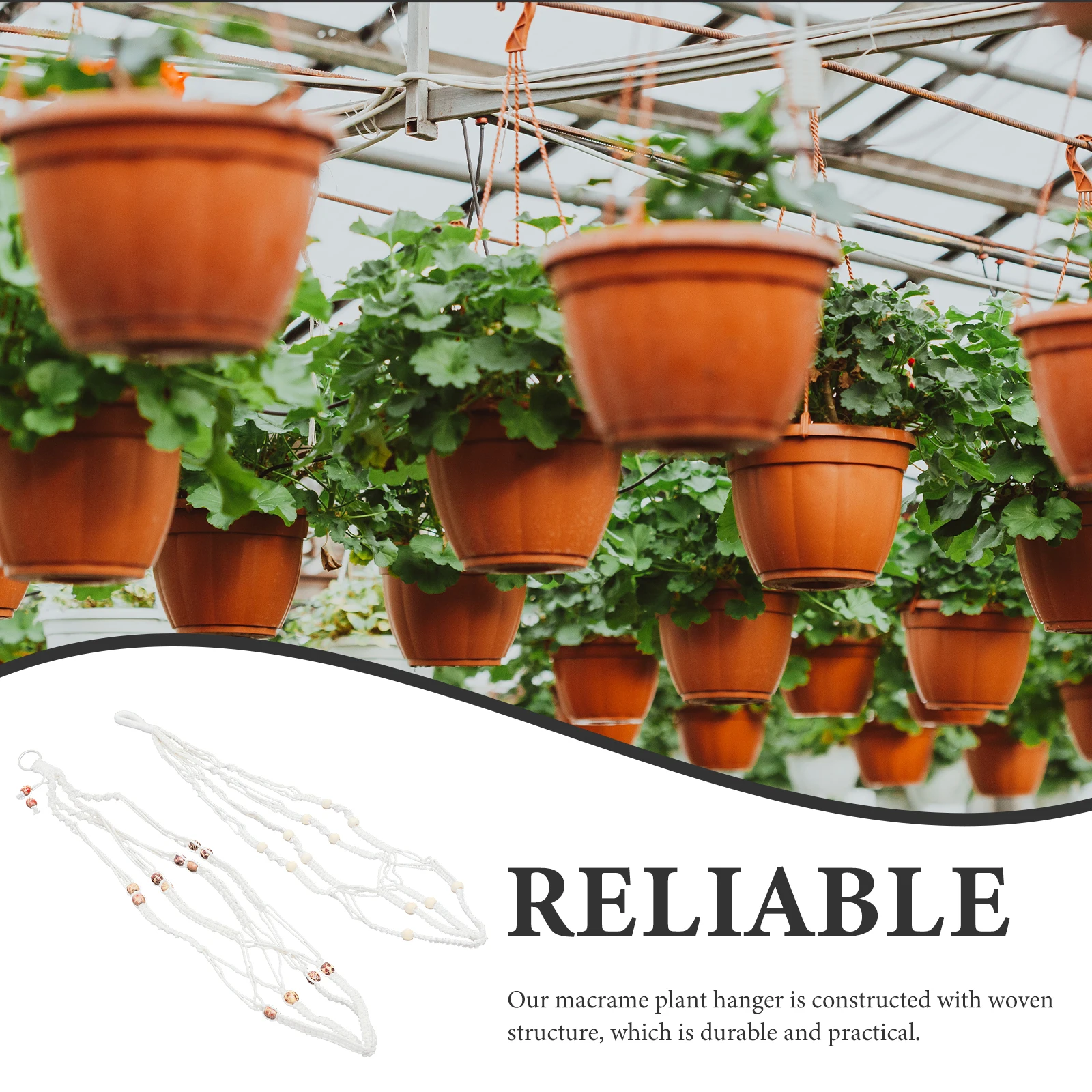 2Pcs Macrame Bohemian Plant Hanger Elegant Indoor Outdoor Decorative Hanging Planter Holder Woven Cotton Rope Plant Basket 
2Pcs Macrame Bohemian Plant Hanger Elegant Indoor Outdoor Decorative Hanging Planter Holder Woven Cotton Rope Plant Basket