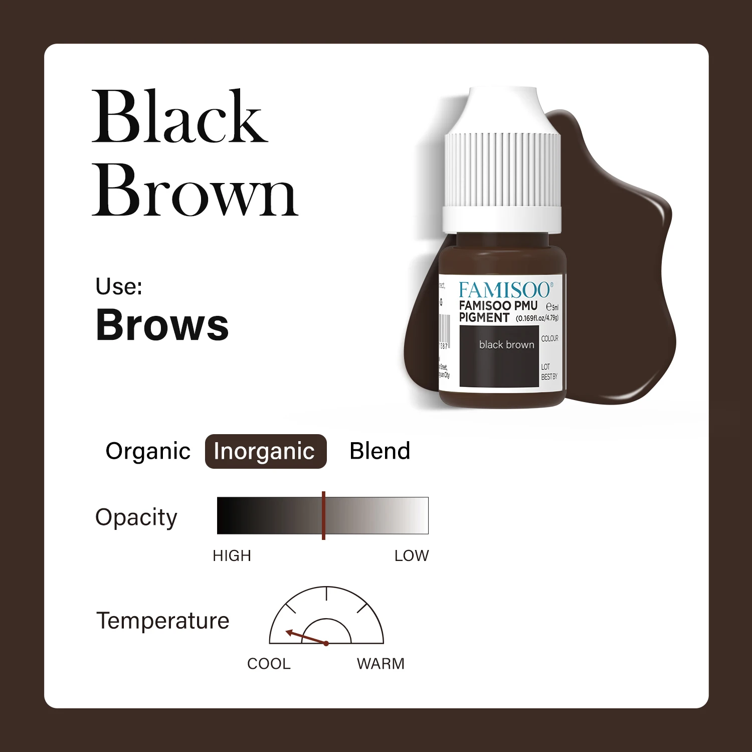 FAMISOO 5ML PMU Tattoo Microblading Paint Ink Pigment Eyebrow Tattoo Cream Organic Permanent Makeup Microblading Pigments
FAMISOO 5ML PMU Tattoo Microblading Paint Ink Pigment Eyebrow Tattoo Cream Organic Permanent Makeup Microblading Pigments