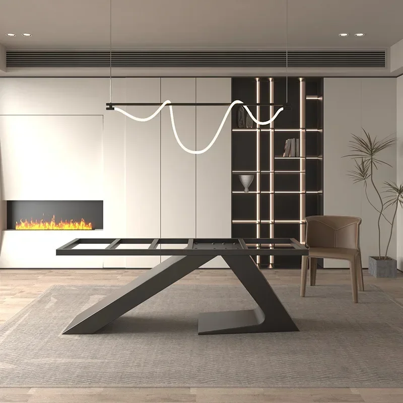 Light luxury metal island platform support frame, living room household marble dining table feet, solid wood large board table
Light luxury metal island platform support frame, living room household marble dining table feet, solid wood large board table