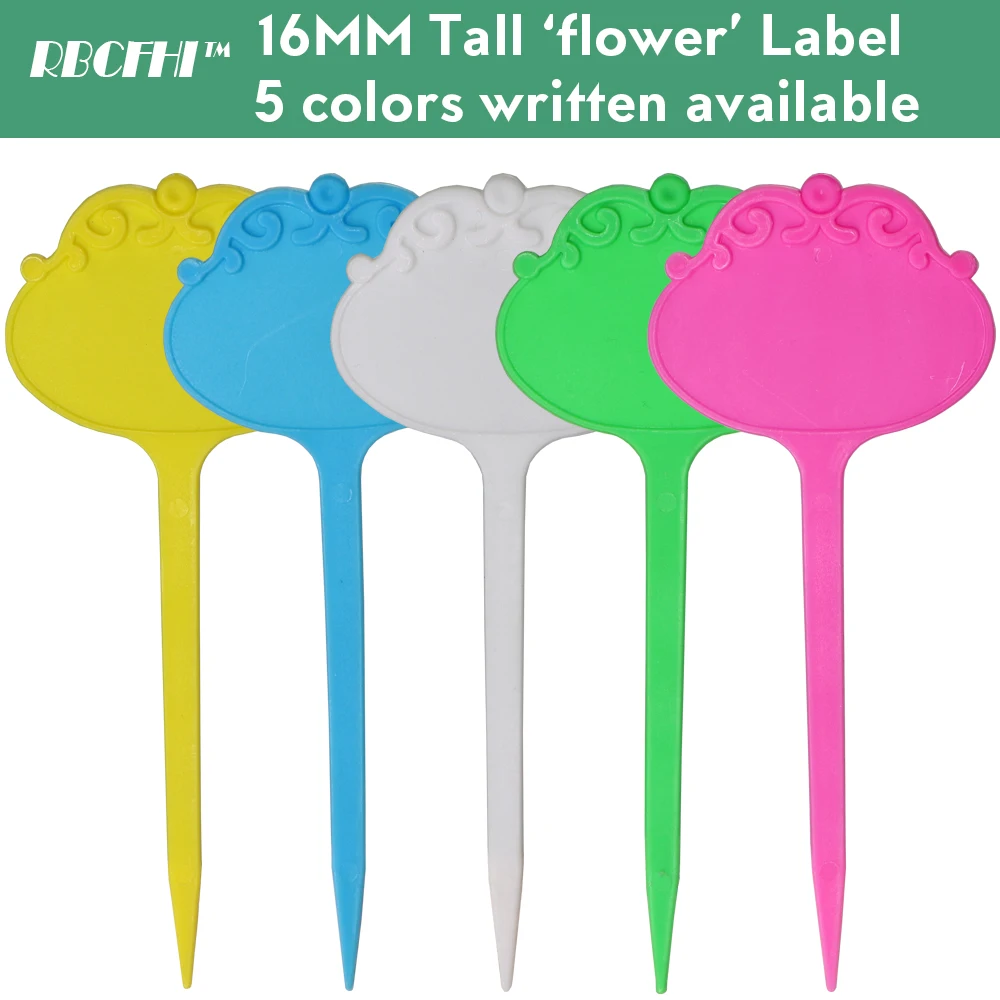 7x16CM Thickened Flower Types Waterproof Plant T Tags Markers Garden Nursery Lables 5 Colors Plastic Stakes Re-Usable Signs
7x16CM Thickened Flower Types Waterproof Plant T Tags Markers Garden Nursery Lables 5 Colors Plastic Stakes Re-Usable Signs