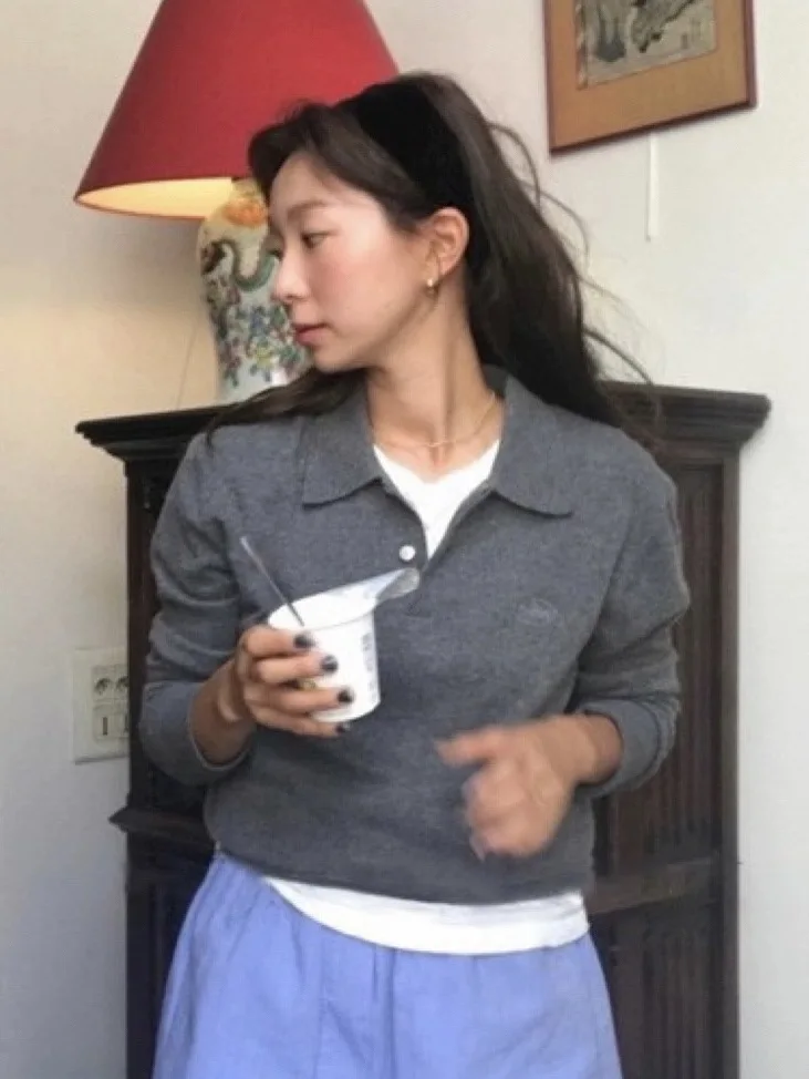 Miss Candy Korean Style Casual Pure Color Retro Embroidery Neck Knitted Sweater Women's Long Sleeve Commute Fashion
Miss Candy Korean Style Casual Pure Color Retro Embroidery Neck Knitted Sweater Women's Long Sleeve Commute Fashion