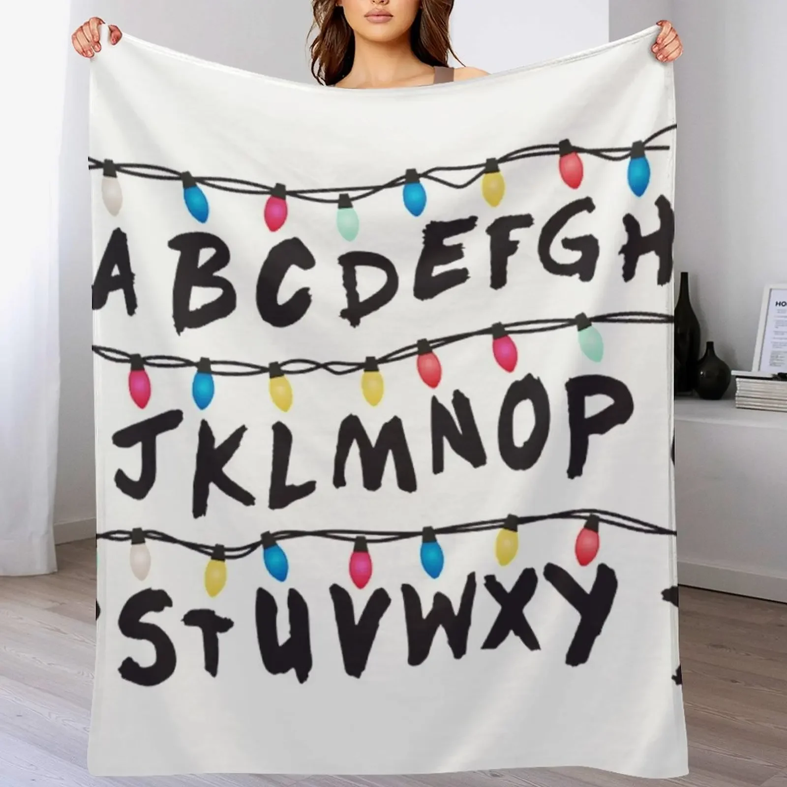 ABCDEFGH Throw Blanket Machine Washable Soft Warm Blanket
ABCDEFGH Throw Blanket Machine Washable Soft Warm Blanket