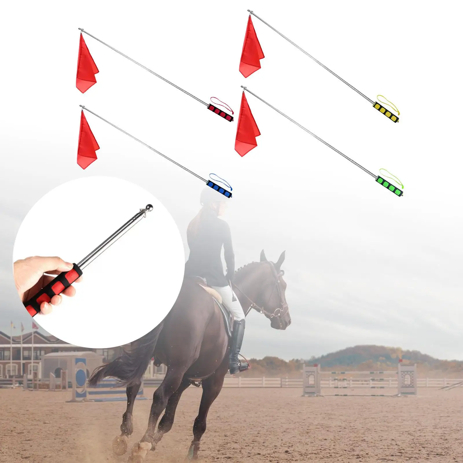 Horse Training Equipment Telescopic Flagpole Equestrian Gear for Riding Safety and Outdoor Exercise
Horse Training Equipment Telescopic Flagpole Equestrian Gear for Riding Safety and Outdoor Exercise