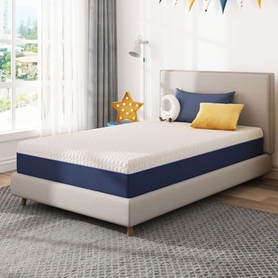 Gelsea 8 Inch Twin Size Mattress for,Gel Cooling Memory Foam Mattress in A Box, Medium Firm Feel for Back Pain Relief, CertiPUR
Gelsea 8 Inch Twin Size Mattress for,Gel Cooling Memory Foam Mattress in A Box, Medium Firm Feel for Back Pain Relief, CertiPUR