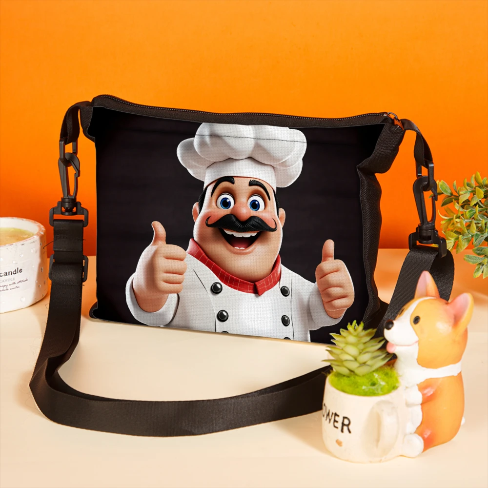Chef Thumbs Up Print Crossbody Bag Black Cartoon Chef Pattern Shoulder Bags For Women Men Casual Daily Use Travel School Work Co
Chef Thumbs Up Print Crossbody Bag Black Cartoon Chef Pattern Shoulder Bags For Women Men Casual Daily Use Travel School Work Co