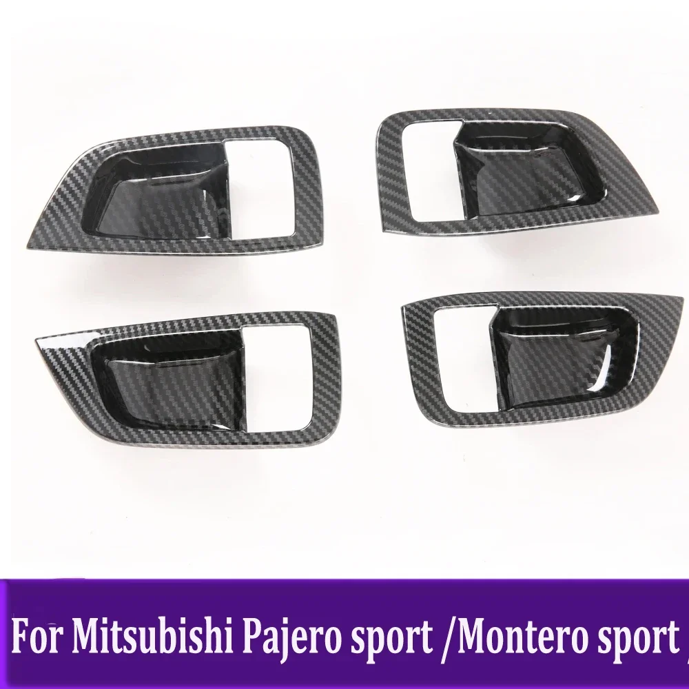 Накладка на боковую дверную ручку для Mitsubishi Pajero sport/Montero sport/Shogun sport 2019-2023 2024, аксессуары для салона автомобиля
Накладка на боковую дверную ручку для Mitsubishi Pajero sport/Montero sport/Shogun sport 2019-2023 2024, аксессуары для салона автомобиля