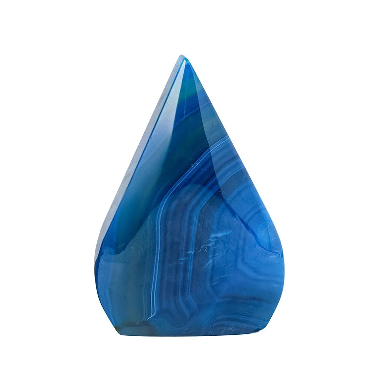 Natural Blue Agate Crystal Flame Ornament Stunning Decorative Tabletop Decor Hand Polished Unique Agate Crystal Art
Natural Blue Agate Crystal Flame Ornament Stunning Decorative Tabletop Decor Hand Polished Unique Agate Crystal Art