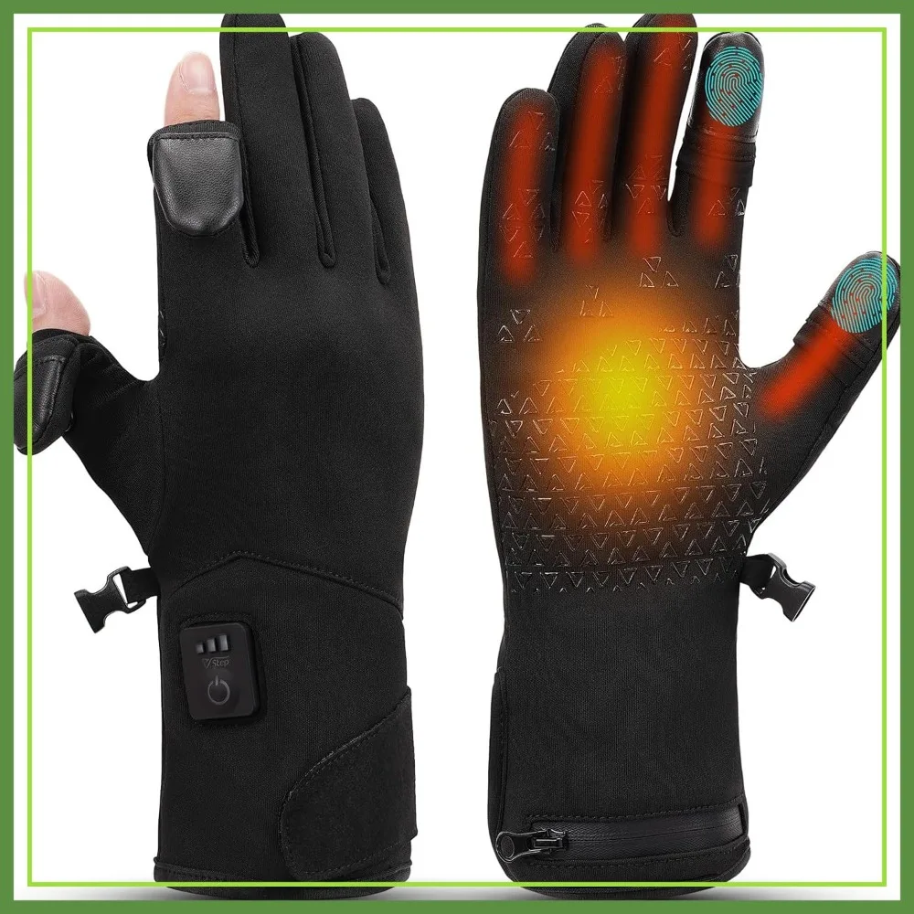 Fingerless Heated Gloves for Arthritis Relief Rechargeable Warm Gloves for Fishing Work Motorcycle Riding Ski
Fingerless Heated Gloves for Arthritis Relief Rechargeable Warm Gloves for Fishing Work Motorcycle Riding Ski