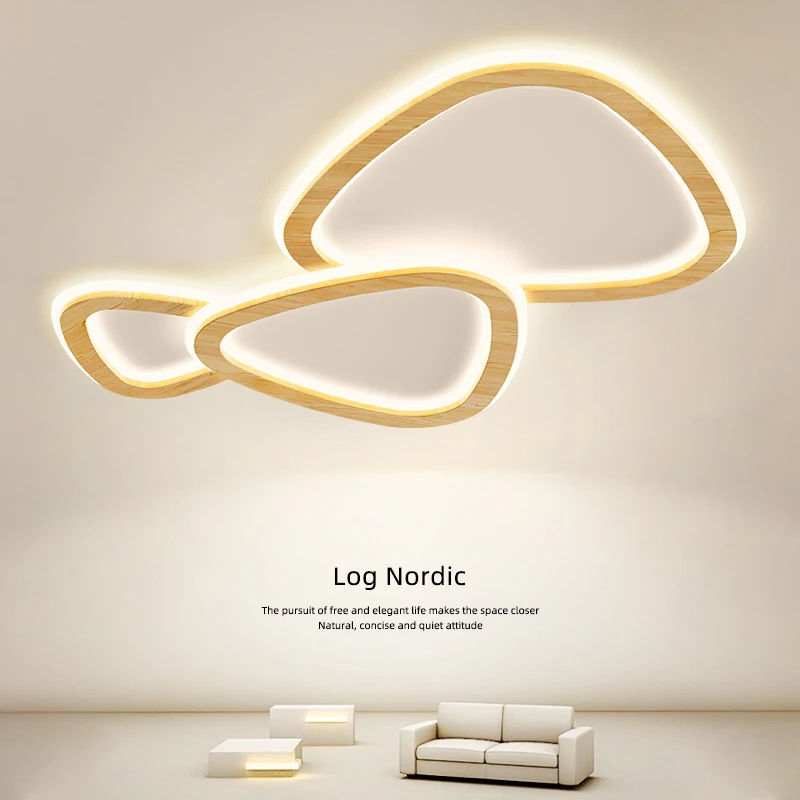 Modern Minimalist Atmosphere Living Room Chandeliers Creative Personality Lighting Whole House Bedroom Wood Art Ceiling Lamps
Modern Minimalist Atmosphere Living Room Chandeliers Creative Personality Lighting Whole House Bedroom Wood Art Ceiling Lamps