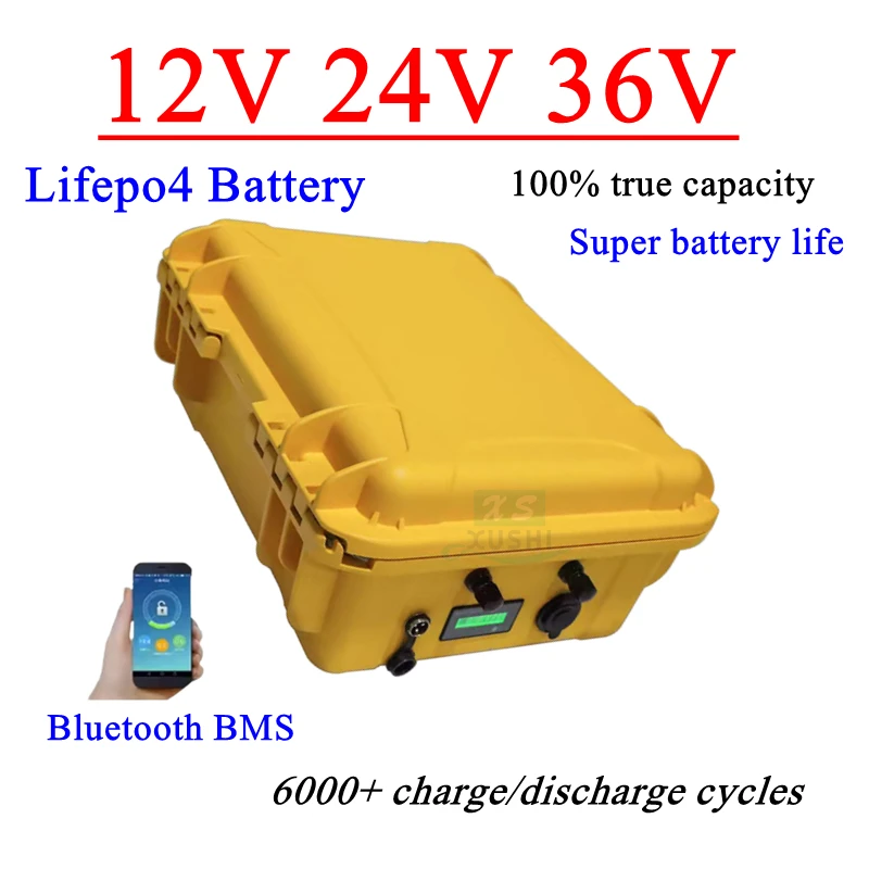 12V 24V 36V100Ah 120AH 150AH 200AH 300Ah XS400Ah Lifepo4 lithium iron phosphate battery pack bluetooth BMS for boat solar system
12V 24V 36V100Ah 120AH 150AH 200AH 300Ah XS400Ah Lifepo4 lithium iron phosphate battery pack bluetooth BMS for boat solar system