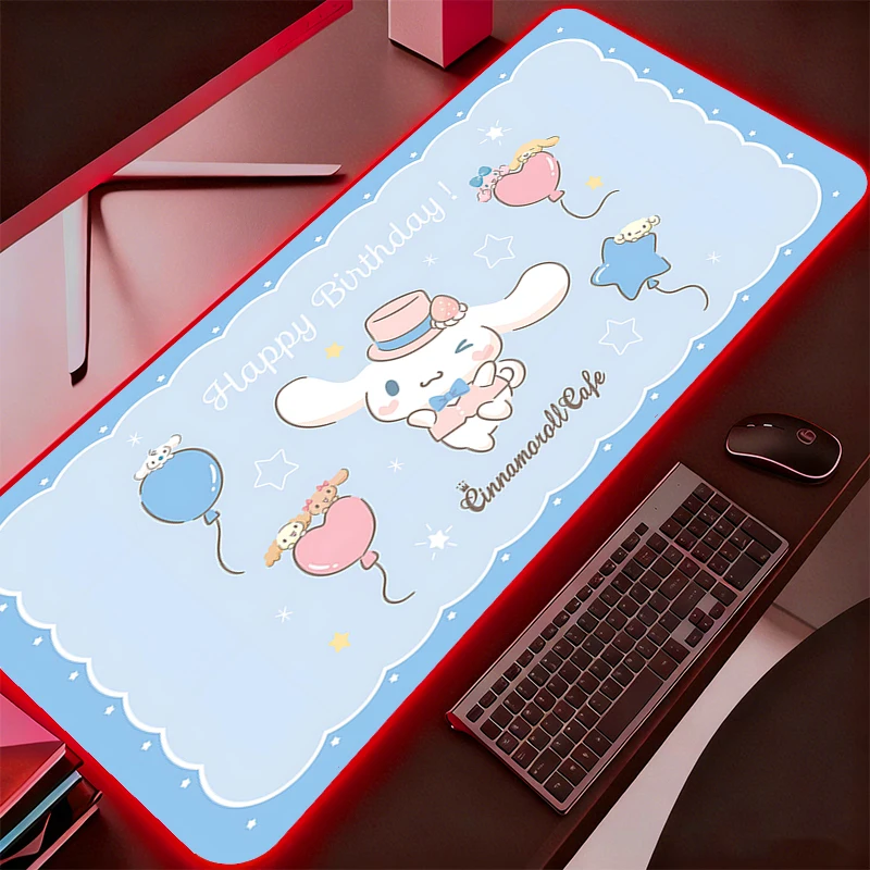 RGB Large Sanrio Mouse Pad Gamer Keyboard LED Mousepad Pc Computer Desk Mat Gaming Pad Backlight Mouse Mats For LOL Durable
RGB Large Sanrio Mouse Pad Gamer Keyboard LED Mousepad Pc Computer Desk Mat Gaming Pad Backlight Mouse Mats For LOL Durable