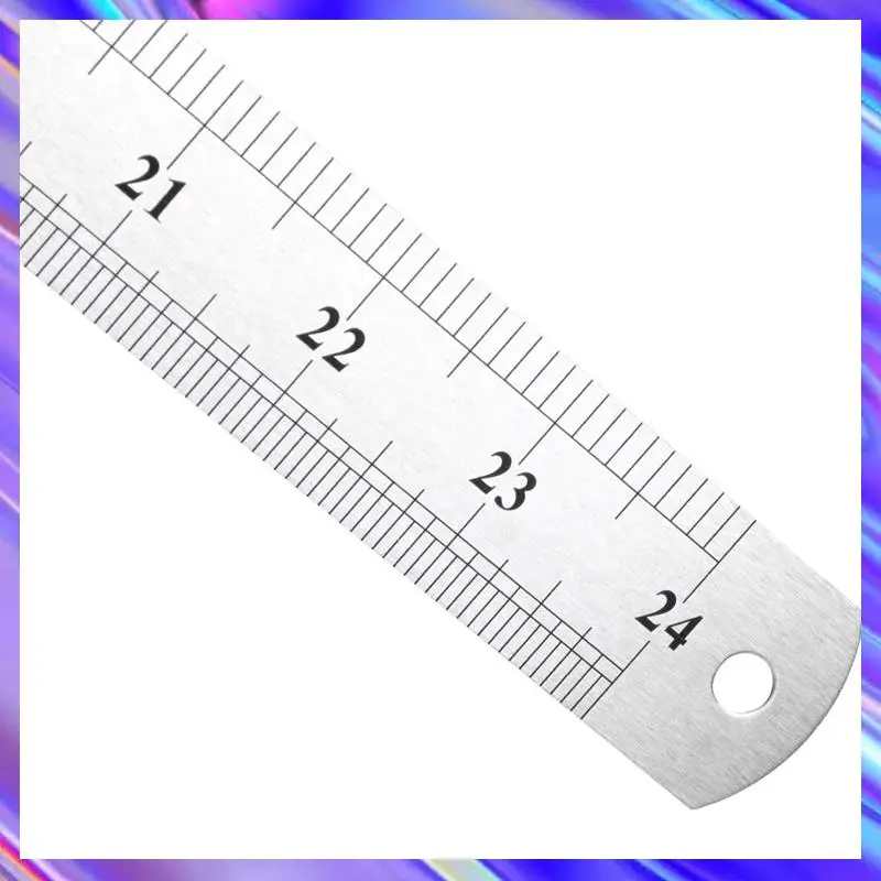 10X Stainless Steel Double Side Measuring Straight Edge Ruler 60Cm/24 Inch, Silver
10X Stainless Steel Double Side Measuring Straight Edge Ruler 60Cm/24 Inch, Silver