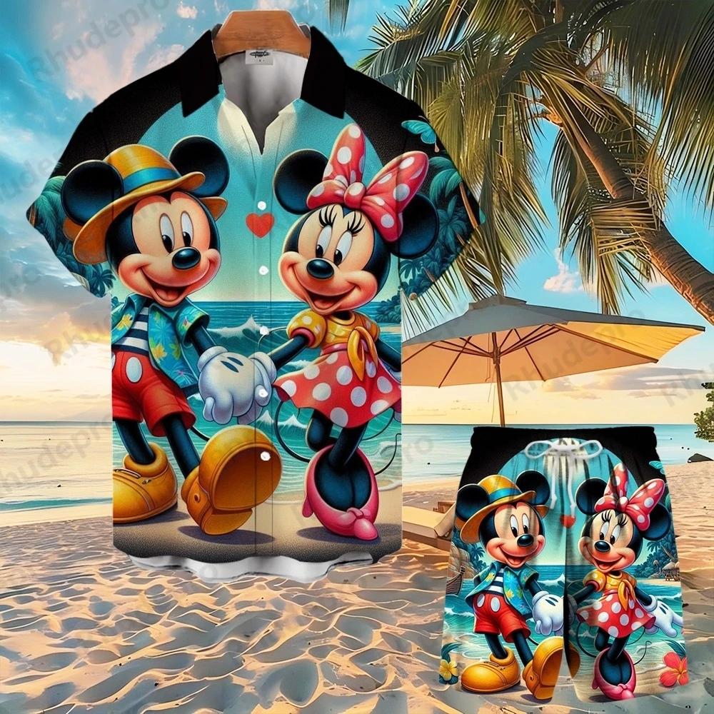 Disney Микки Маус Мужчины Женщины Гавайский комплект рубашек Летняя короткая рубашка с тропическими пуговицами с героями мультфильмов для шорт с короткими рукавами Рубашка
Disney Микки Маус Мужчины Женщины Гавайский комплект рубашек Летняя короткая рубашка с тропическими пуговицами с героями мультфильмов для шорт с короткими рукавами Рубашка