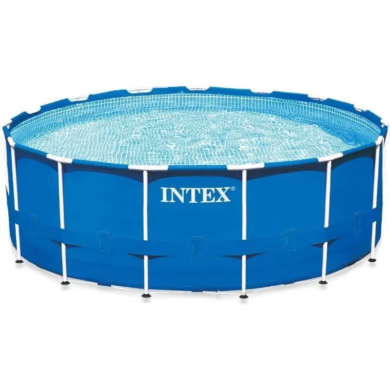 Intex 15ft X 48in Metal Frame Pool Set
Intex 15ft X 48in Metal Frame Pool Set