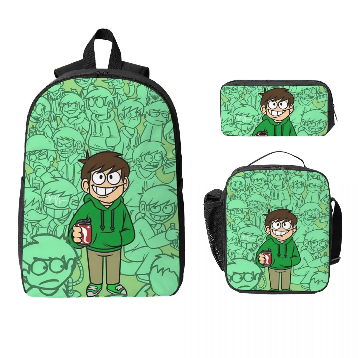 Eddsworld Anime Cartoon Backpack Student Boy Girls BookBag School Bag Computer Shoulder Bags 3ps Insulated Lunch Bag Pencil Case
Eddsworld Anime Cartoon Backpack Student Boy Girls BookBag School Bag Computer Shoulder Bags 3ps Insulated Lunch Bag Pencil Case