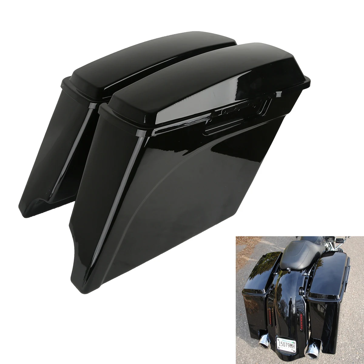 Мотоциклетные удлиненные седельные сумки 5 дюймов для Harley Touring Electra Ultra Glide Road King FLH FLT 1993-2013
Мотоциклетные удлиненные седельные сумки 5 дюймов для Harley Touring Electra Ultra Glide Road King FLH FLT 1993-2013