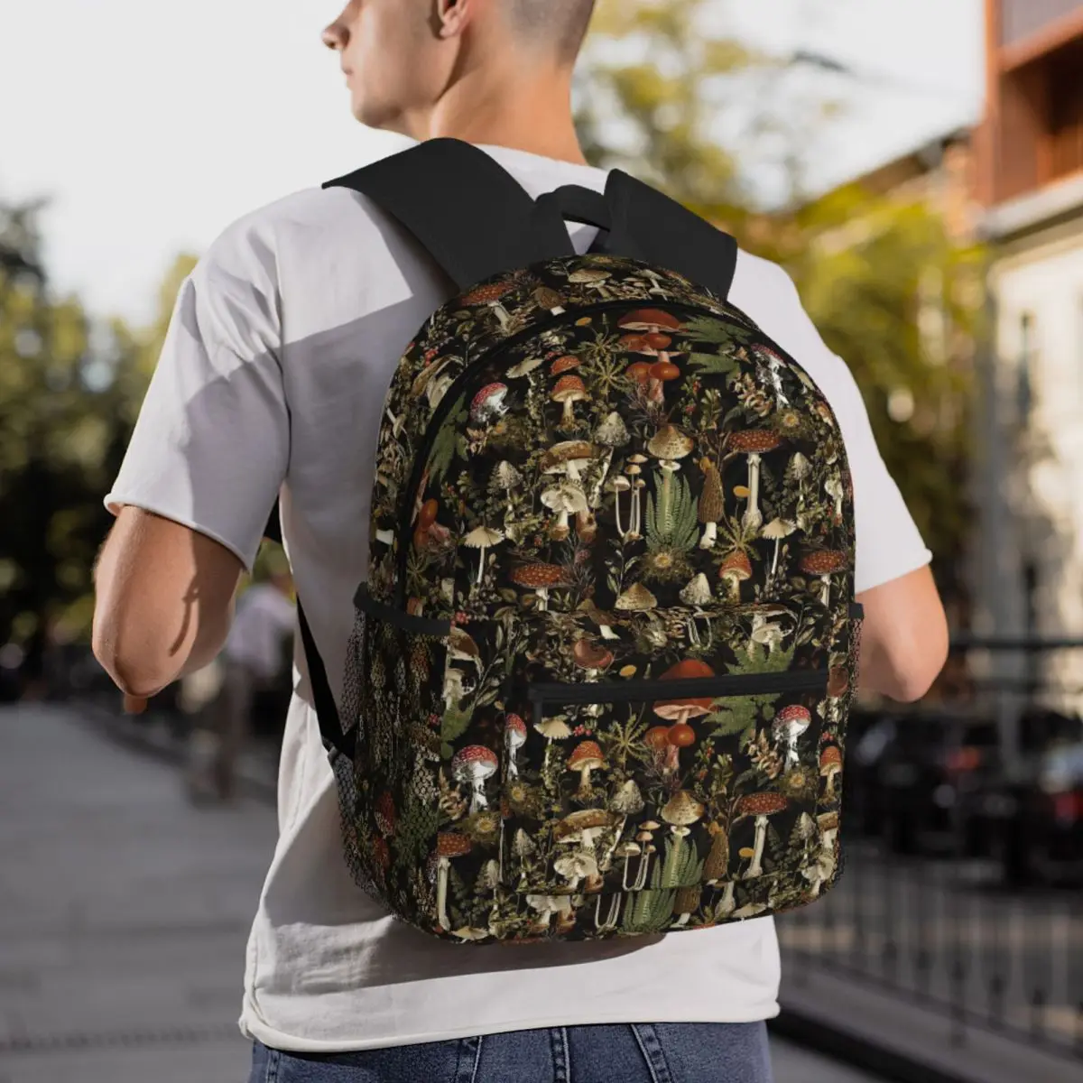 Midnight Mushrooms Forest Botanical Night Garden Student Backpack School Bag Hiking Daypack for Men Women Bookbag Shoulder Bags
Midnight Mushrooms Forest Botanical Night Garden Student Backpack School Bag Hiking Daypack for Men Women Bookbag Shoulder Bags