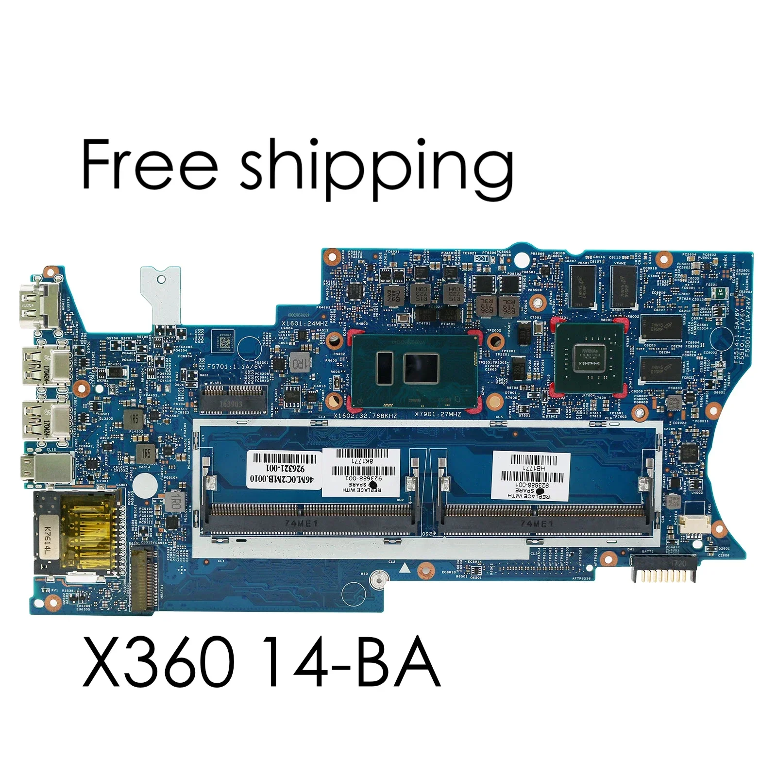 16871-1 для материнской платы ноутбука HP X360 14-BA 923688 -001 I7-7500U 940MX Материнская плата 100% протестирована, полностью работает, бесплатная доставка
16871-1 для материнской платы ноутбука HP X360 14-BA 923688 -001 I7-7500U 940MX Материнская плата 100% протестирована, полностью работает, бесплатная доставка